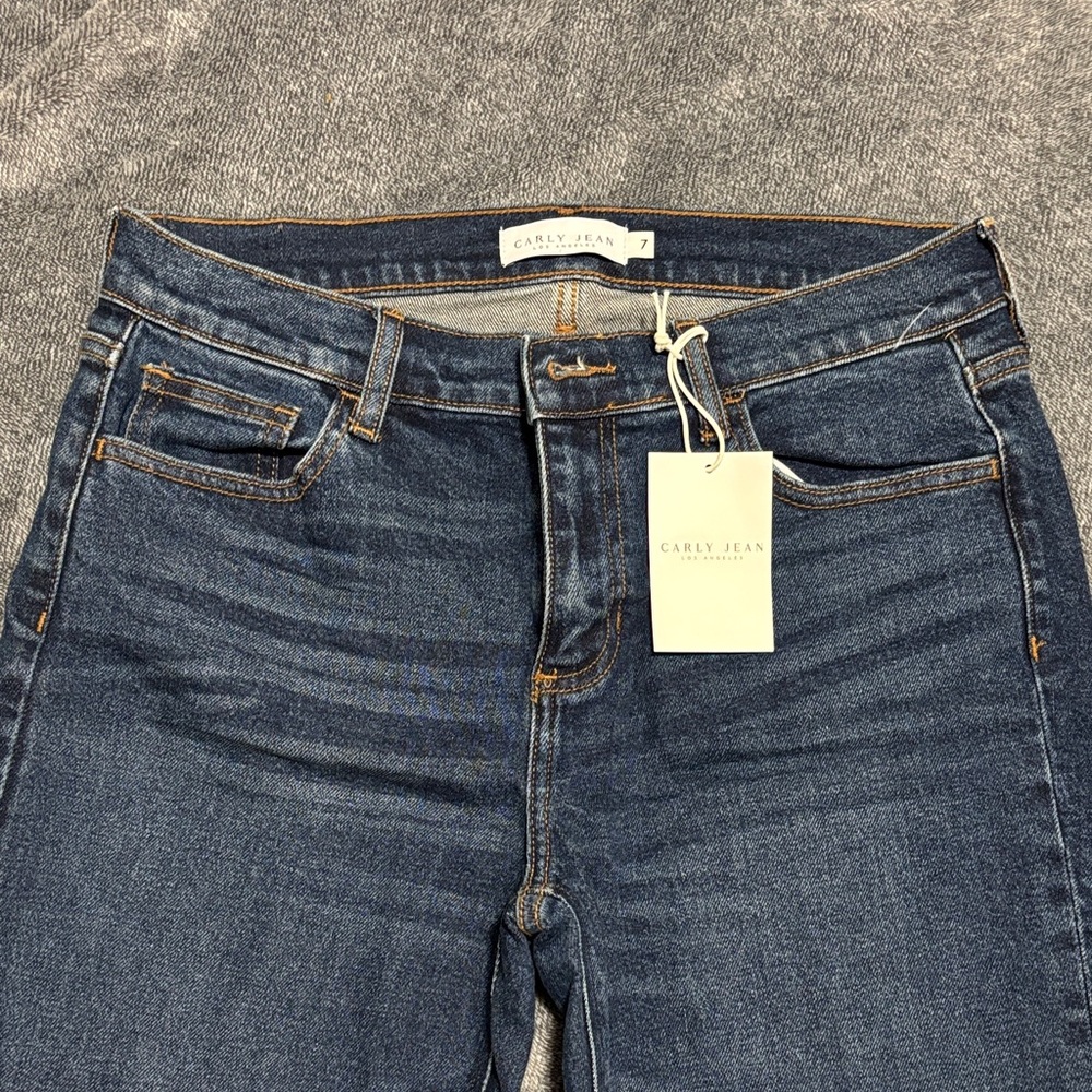 Carly Jean, Los Angeles boot cut dark wash size 7, new with tags CJLA